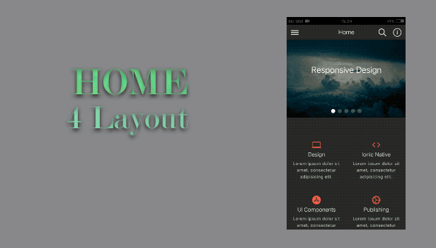 Ionic 5 UI Theme Template App