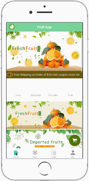Ionic Fruit App   Fruit App demoPreview